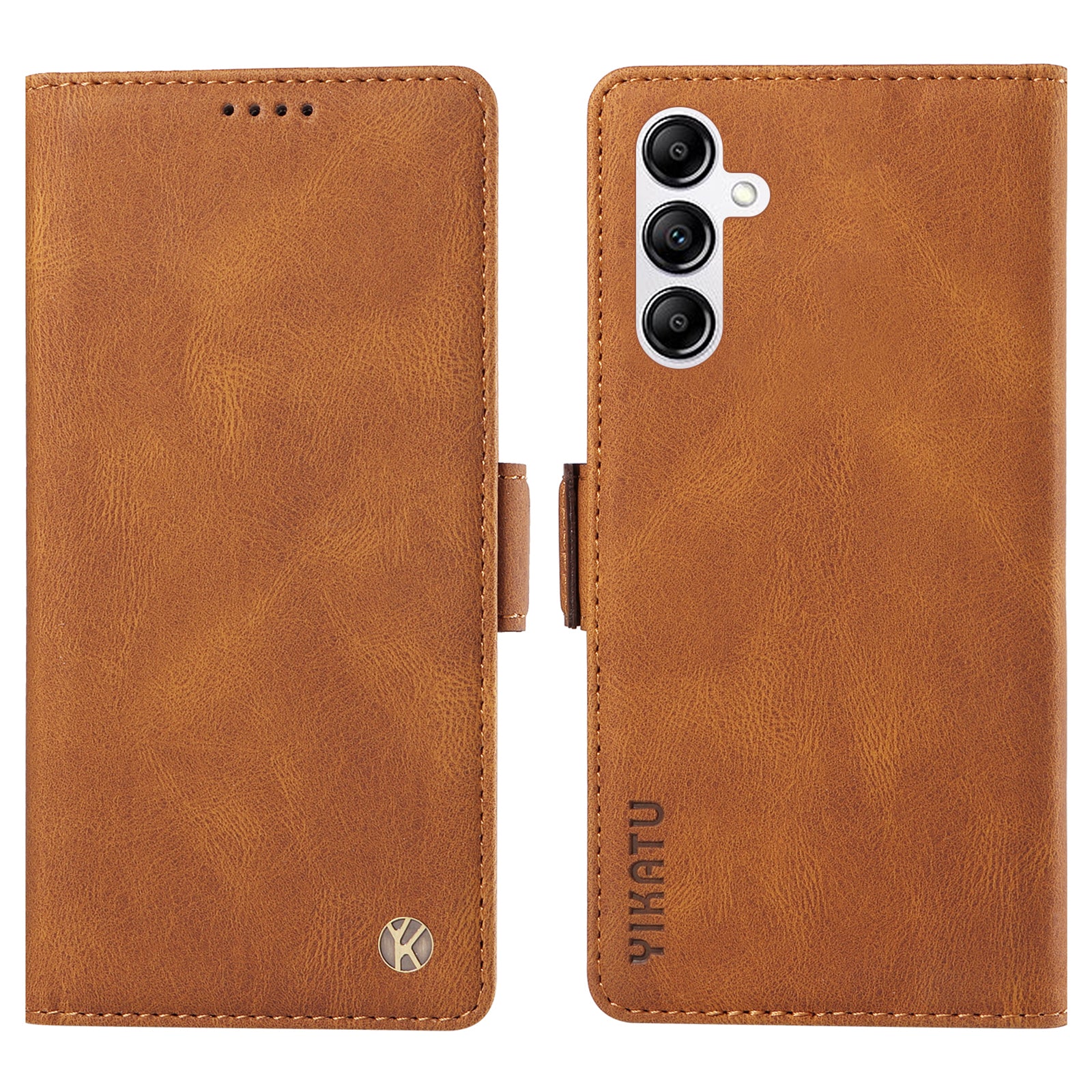 YIKATU YK-005 til Samsung Galaxy A14 5G mobiltelefoncover PU læder pungholder med skin-touch telefoncover YIKATU YK-005 til Samsung Galaxy A14 5G mobiltelefoncover PU læder pungholder med skin-touch telefoncover
